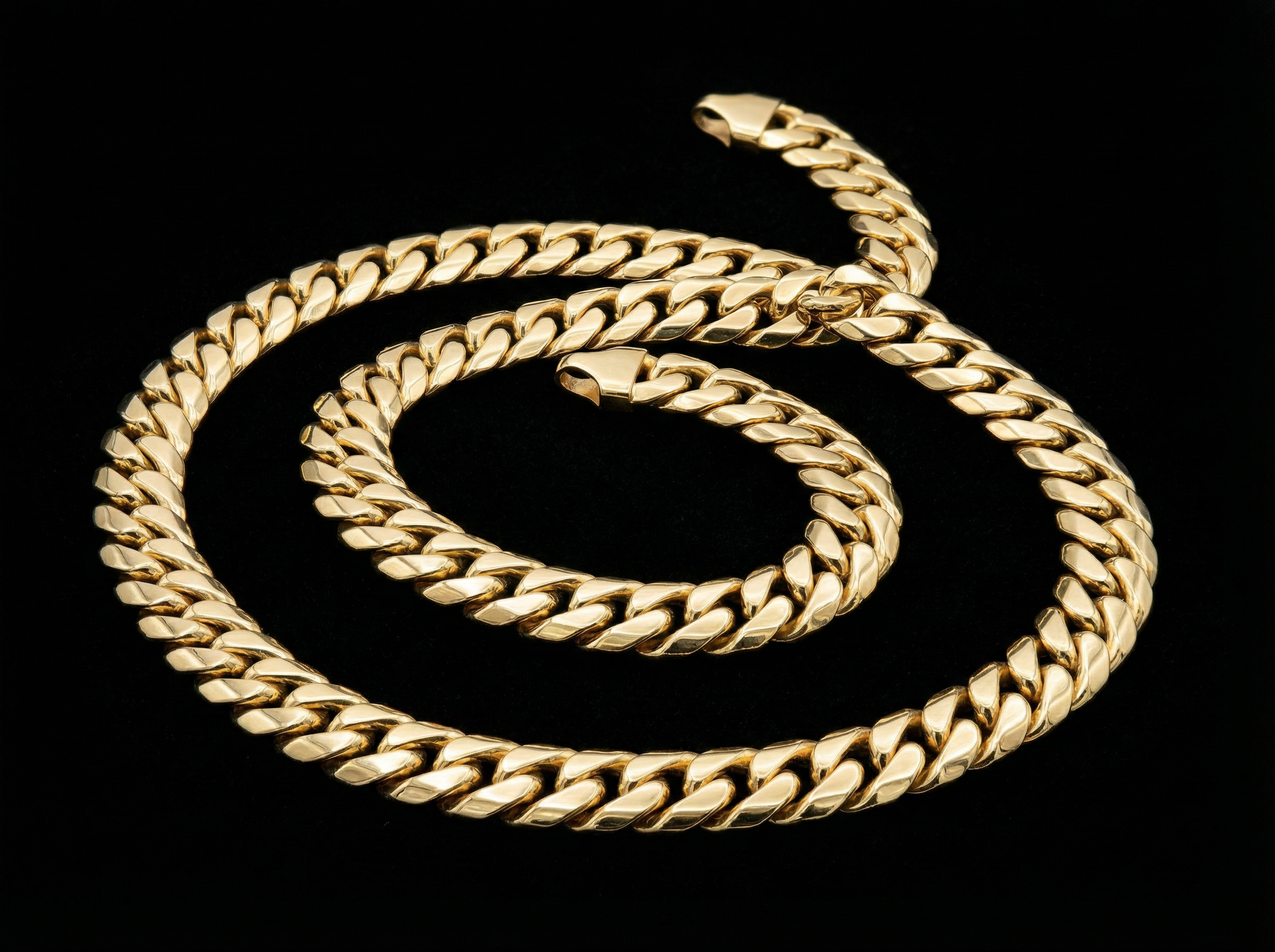 18ct Gold Cuban Link Chain
